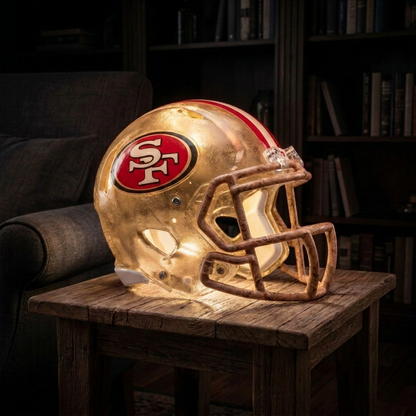 Handmade NFL Football Lamps