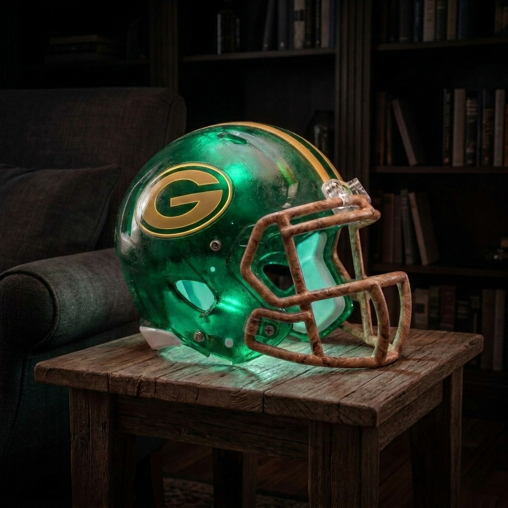 Handmade NFL Football Lamps