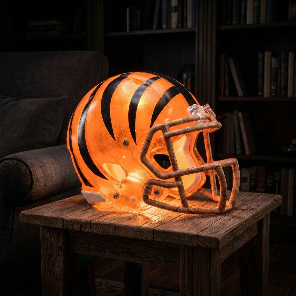 Handmade NFL Football Lamps