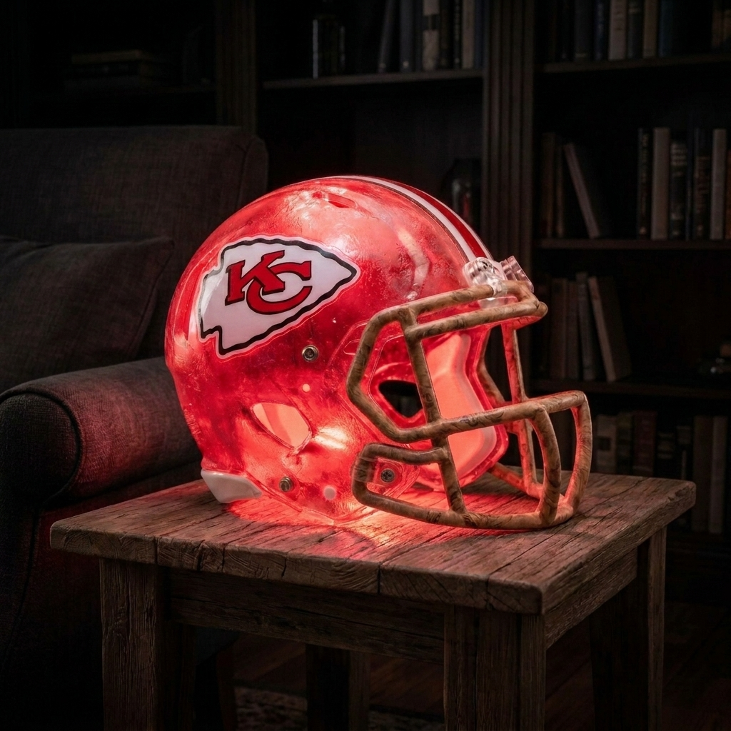 Handmade NFL Football Lamps