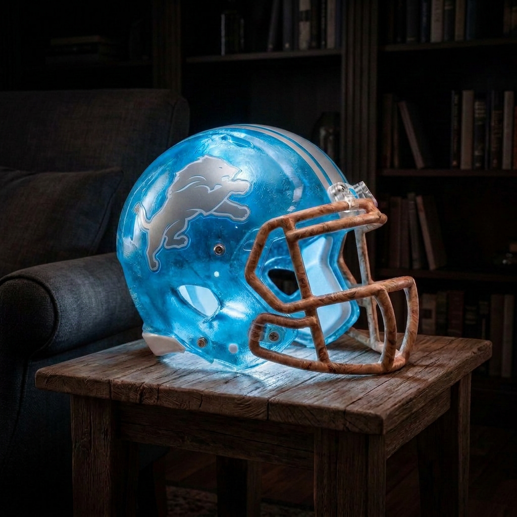 Handmade NFL Football Lamps