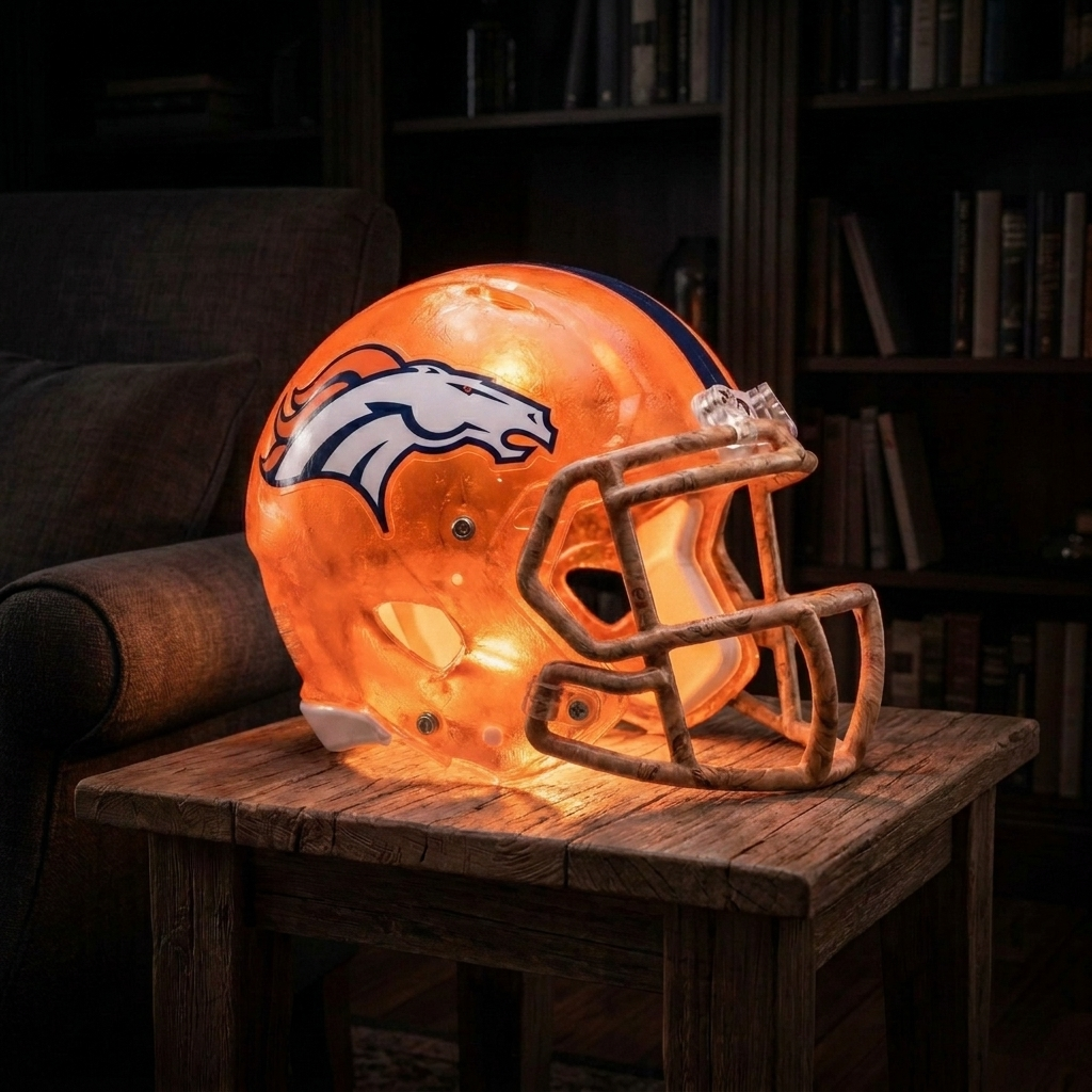 Handmade NFL Football Lamps