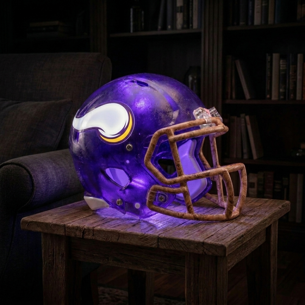 Handmade NFL Football Lamps