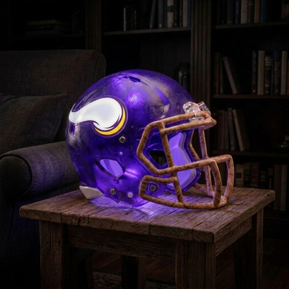 Handmade NFL Football Lamps