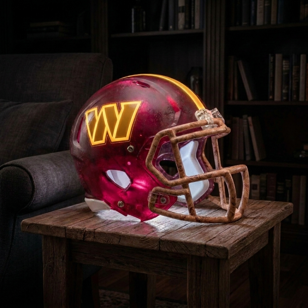 Handmade NFL Football Lamps