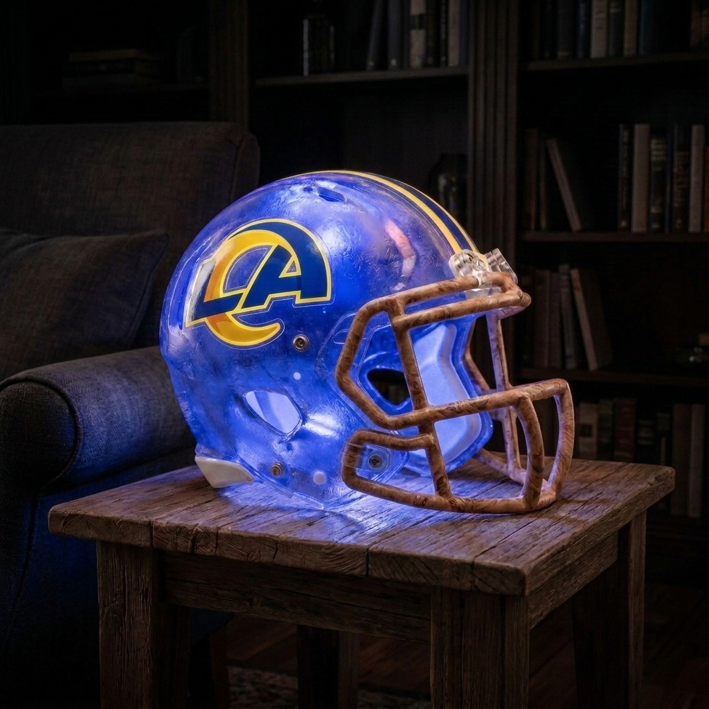 Handmade NFL Football Lamps