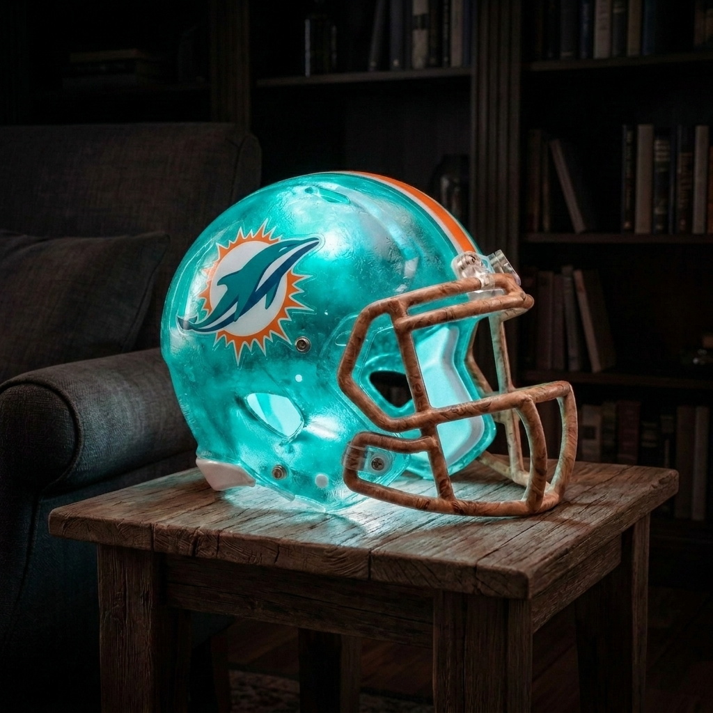 Handmade NFL Football Lamps