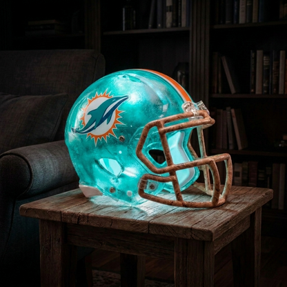 Handmade NFL Football Lamps