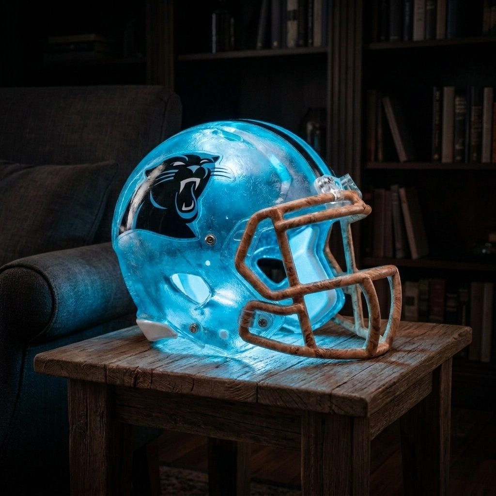 Handmade NFL Football Lamps