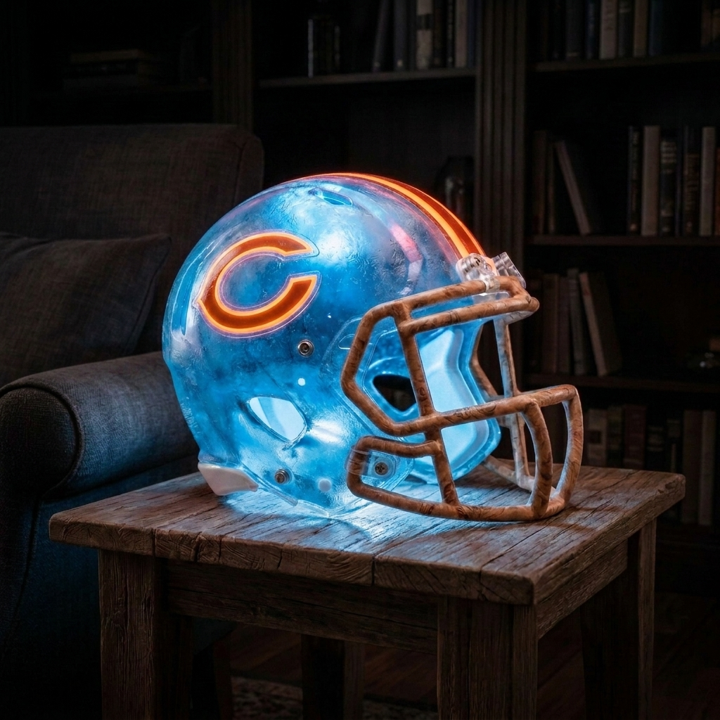 Handmade NFL Football Lamps