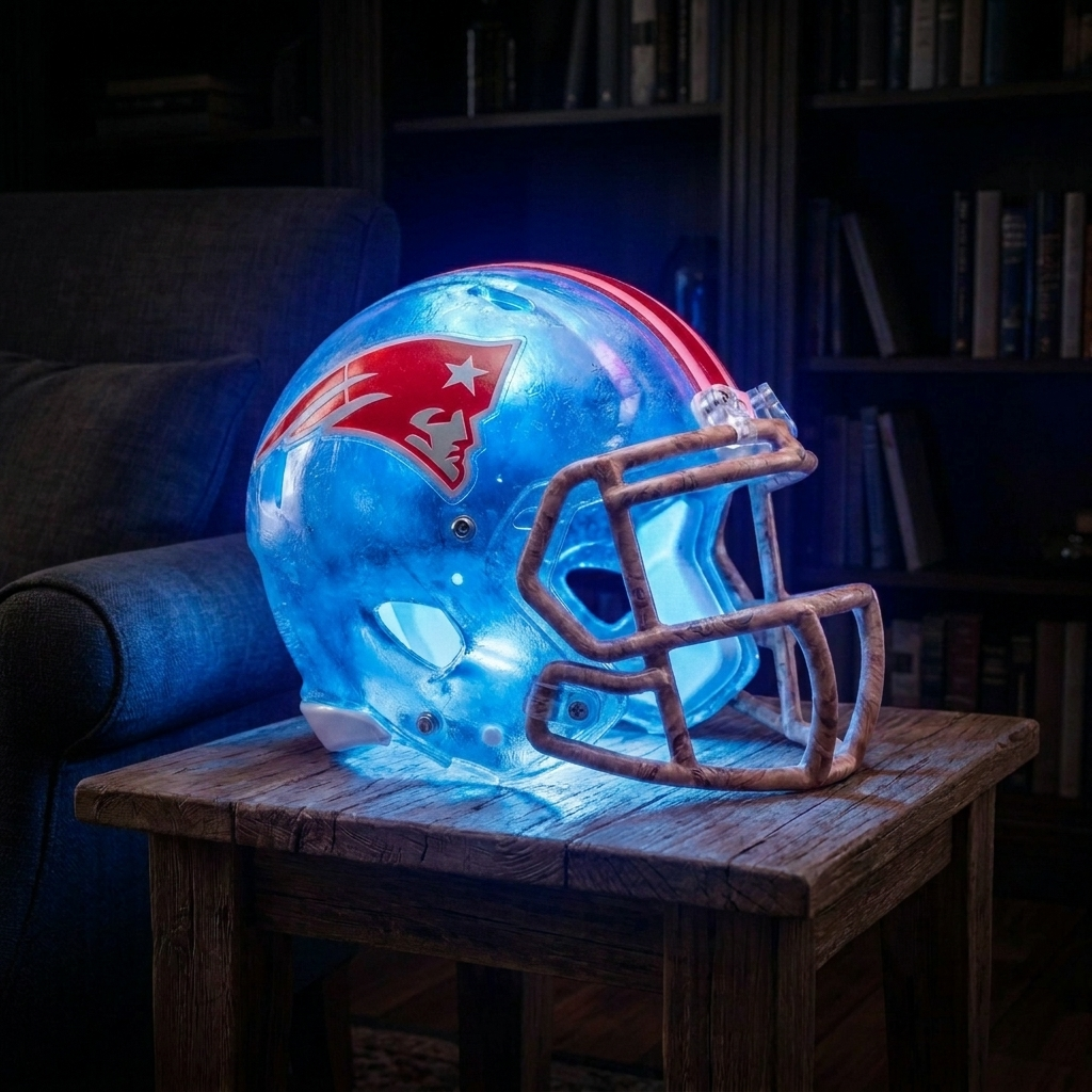 Handmade NFL Football Lamps