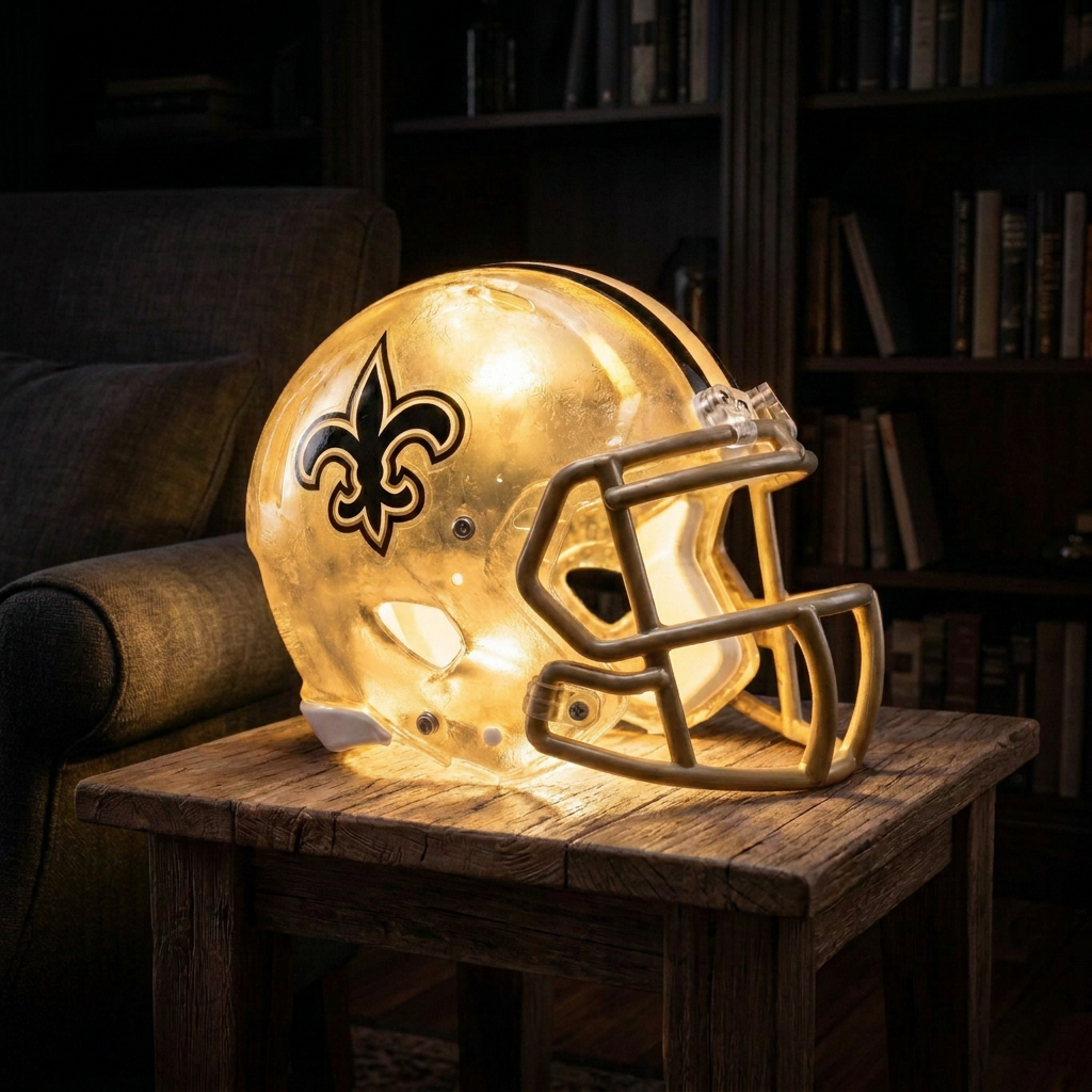 Handmade NFL Football Lamps