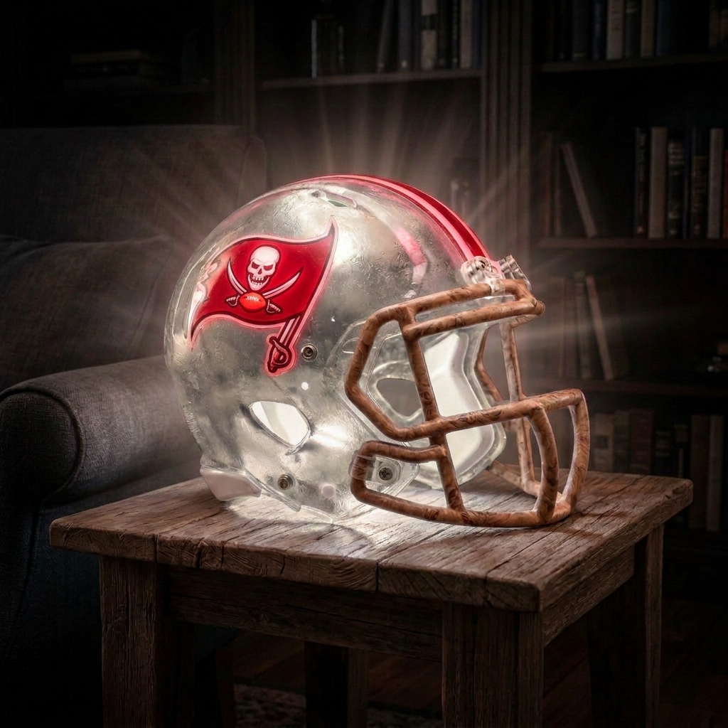 Handmade NFL Football Lamps