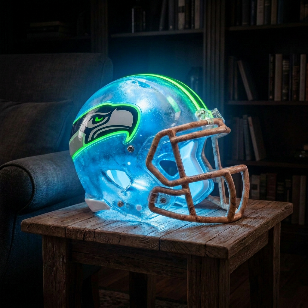 Handmade NFL Football Lamps