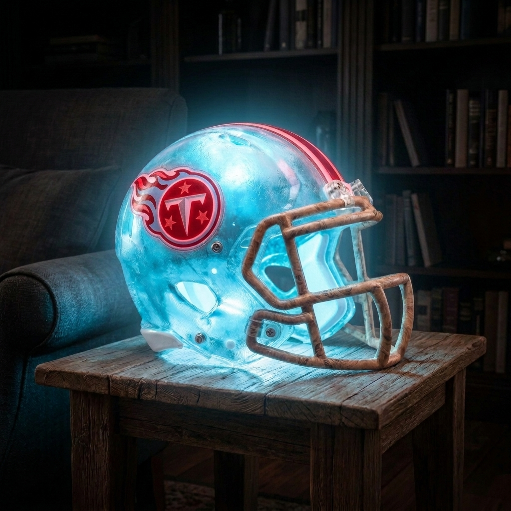 Handmade NFL Football Lamps