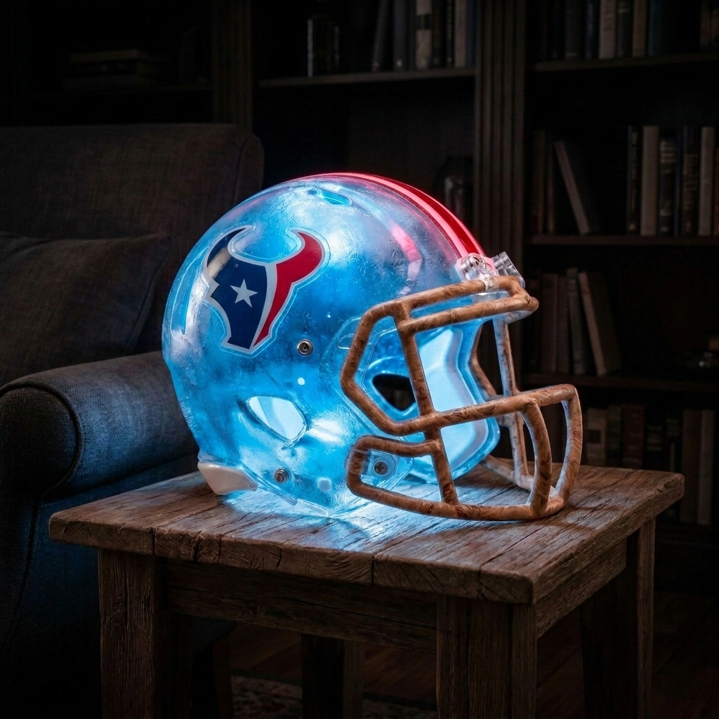 Handmade NFL Football Lamps