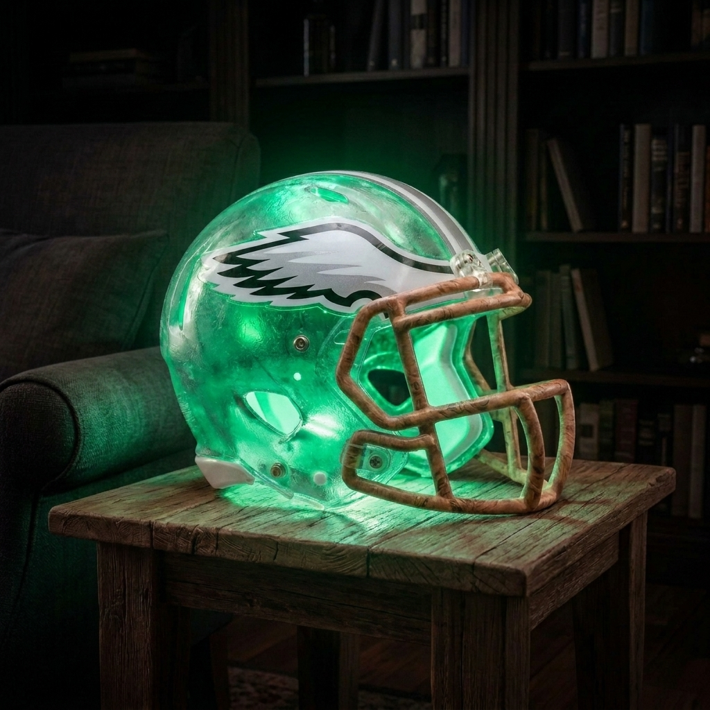 Handmade NFL Football Lamps